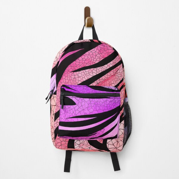 Item preview, #T582: Pastel Pink Zebra With Crosshatch Tiggin TNT Pattern designed and sold by FarStarL33.