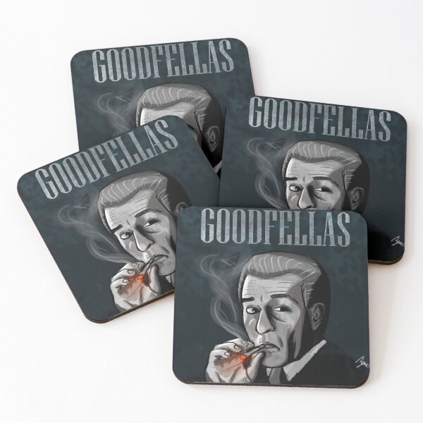 Goodfellas Drinks Coasters Set of 4 Bamboo Lounge 