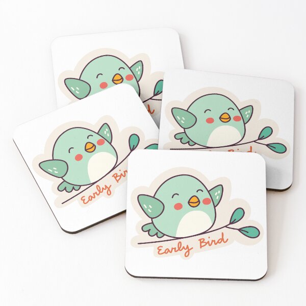 Item preview, kawaii early bird designed and sold by esycrazy.