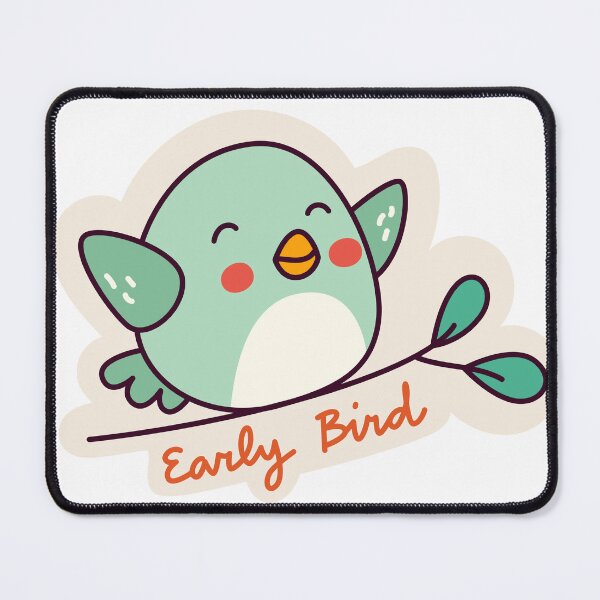 Item preview, kawaii early bird designed and sold by esycrazy.
