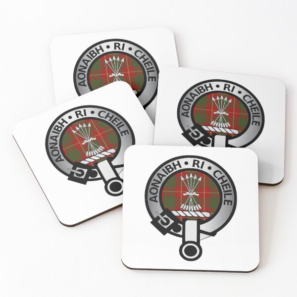 Item preview, Cameron crest on the clan tartan designed and sold by ScotlandBrave.