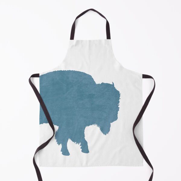 Item preview, Blue Bison Silhouette - Scandinavian Nursery Decor - Animal Friends - For Kids Room - Minimal designed and sold by Studio Grafiikka.