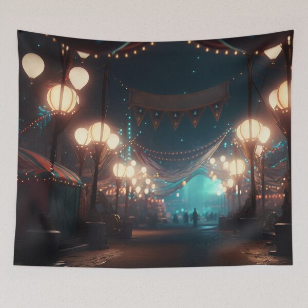 Item preview, Midnight Spectacle: Illuminated Wonders of the Night Circus designed and sold by oanaunciuleanu.