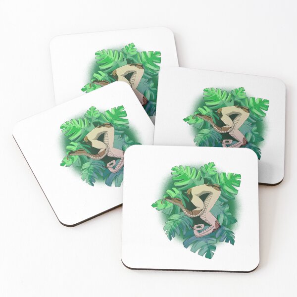 Item preview, Pied Ball Python in Leaves designed and sold by Upbeat-Cryptid.