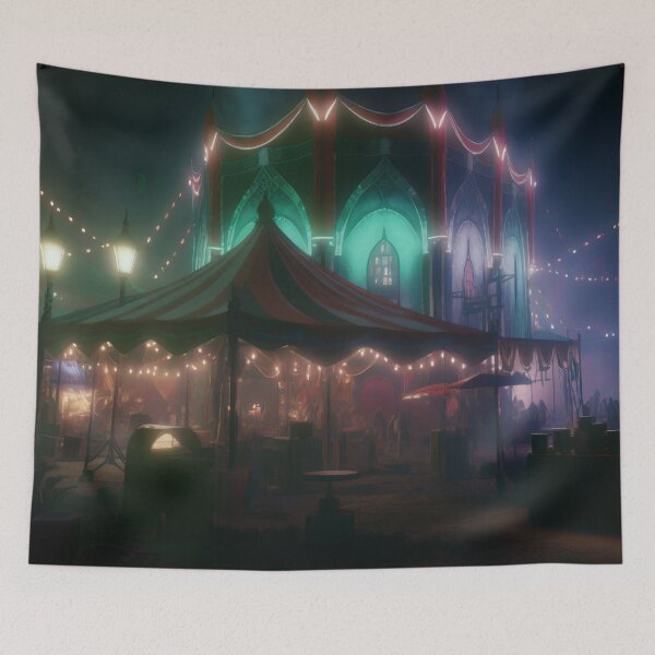 Item preview, Midnight Spectacle: Illuminated Wonders of the Night Circus designed and sold by oanaunciuleanu.