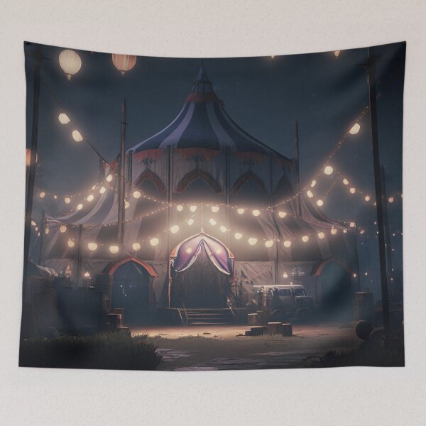 Item preview, Midnight Spectacle: Illuminated Wonders of the Night Circus designed and sold by oanaunciuleanu.