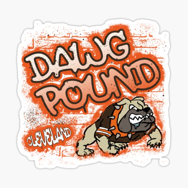 WinCraft Cleveland Browns Dawg Logo Three-Pack Fan Decal Set