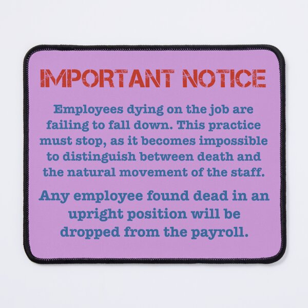 Item preview, Important Notice designed and sold by Black-Orc.