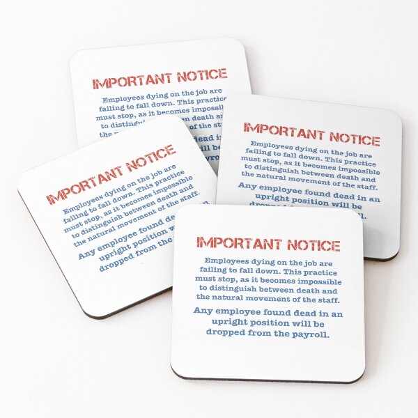 Item preview, Important Notice designed and sold by Black-Orc.