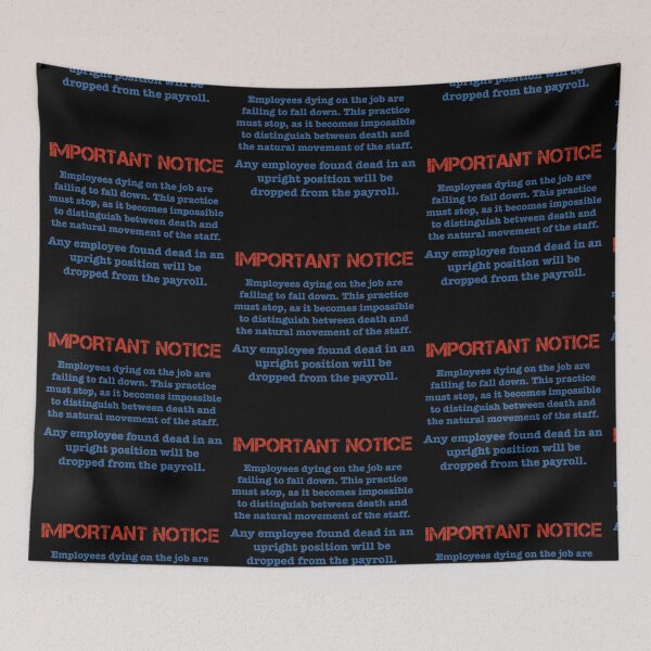 Item preview, Important Notice designed and sold by Black-Orc.