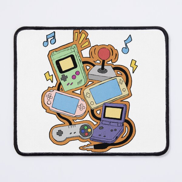 Item preview, Nostalgic Gaming Consoles - Orange Outline designed and sold by TwinHand.