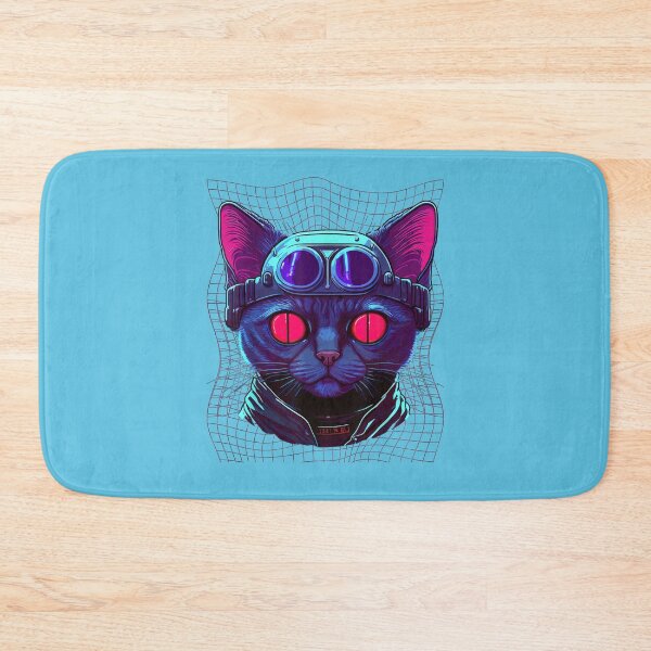 Item preview, Cat Kitty Cyber Punker designed and sold by vuhungbnz.