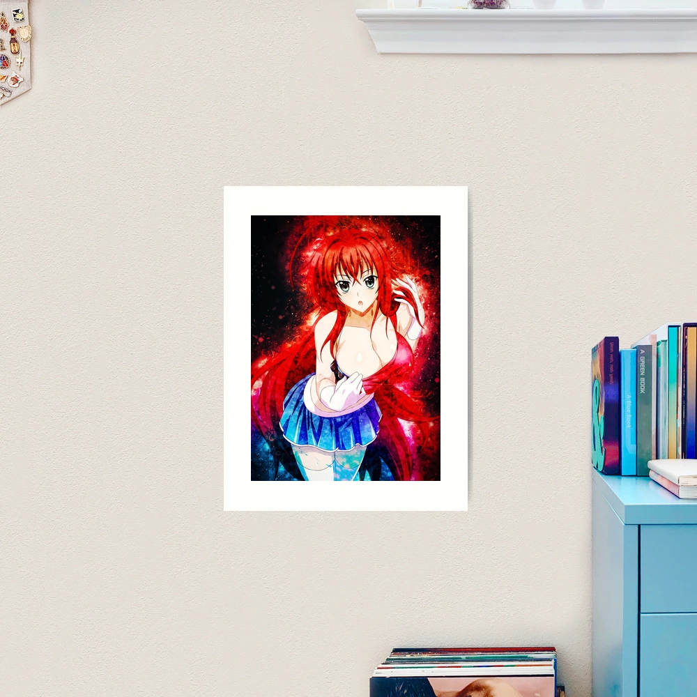 Rias Gremory High School DxD Fanart Anime Waifu