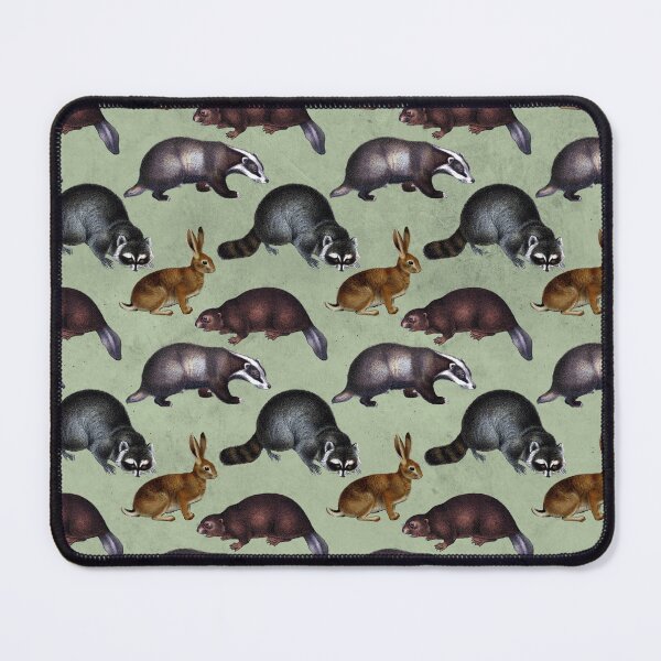 Item preview, Vintage  Woodland Forest Animals Pattern designed and sold by vintagetimeco.