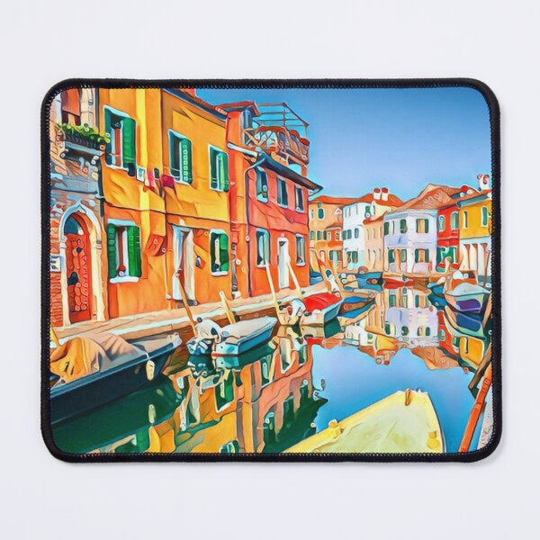 Item preview, Vibrant & Colorful Burano Venice Italy Art designed and sold by Wentoo.