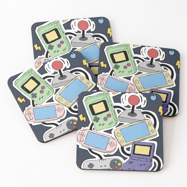 Item preview, Copy of Nostalgic Gaming Consoles   -  White Outline designed and sold by TwinHand.