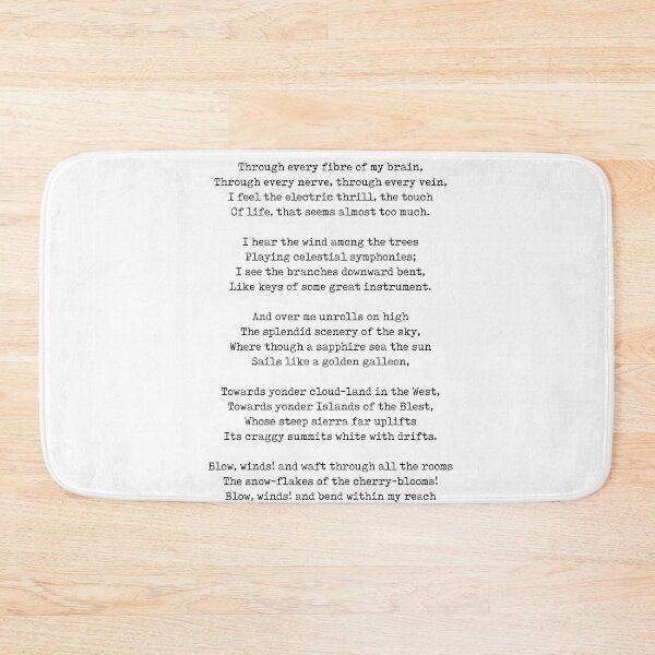 Item preview, A Day Of Sunshine - Henry Wadsworth Longfellow Poem - Literature - Typewriter Print 1 designed and sold by Studio Grafiikka.