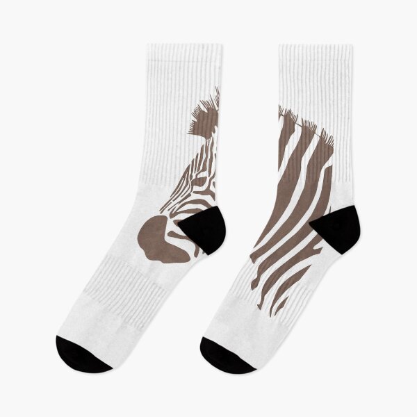 Artikelvorschau, Minimal Zebra Print - Scandinavian Nursery Decor - Animal Friends - For Kids Room - Brown entworfen und verkauft von Studio Grafiikka.