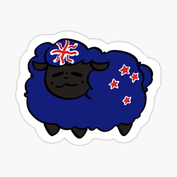 New Zealand Sheep Sticker