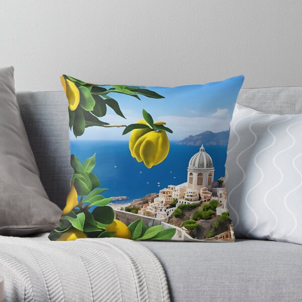 Lemon yellow outlet pillows