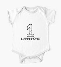 WANNA ONE - LOGO (Black) One Piece - Short Sleeve