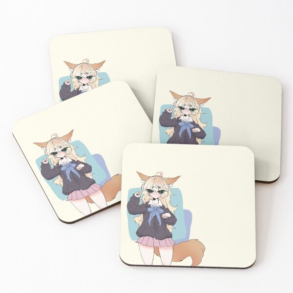 Item preview, Cute Anime Fox School Girl designed and sold by angelhalos.
