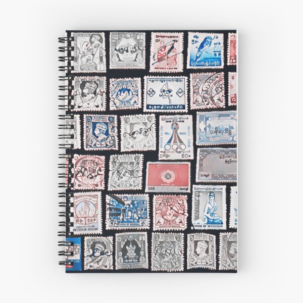 Item preview, Colorful Vintage Stamp Art designed and sold by Wentoo.