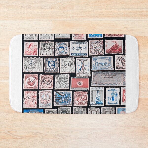 Item preview, Colorful Vintage Stamp Art designed and sold by Wentoo.
