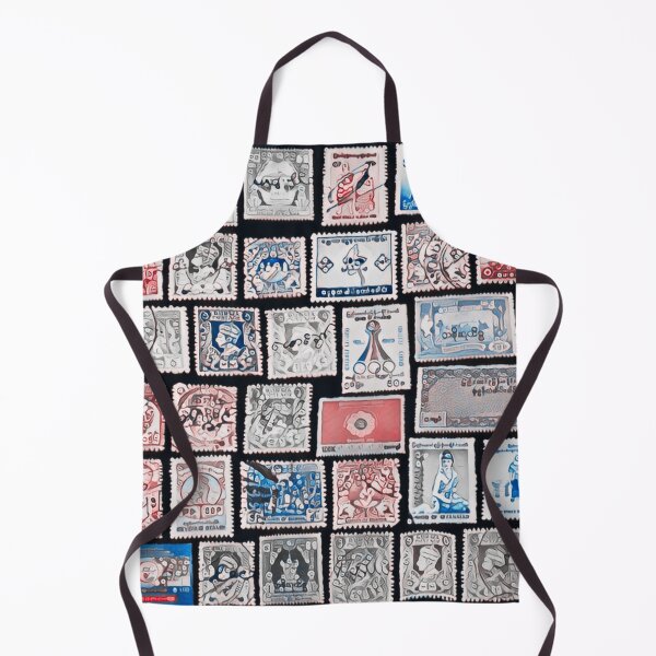 Item preview, Colorful Vintage Stamp Art designed and sold by Wentoo.