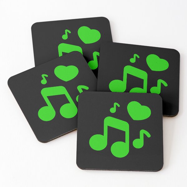 Item preview, Notes of Love Green designed and sold by SarahVGarrett.