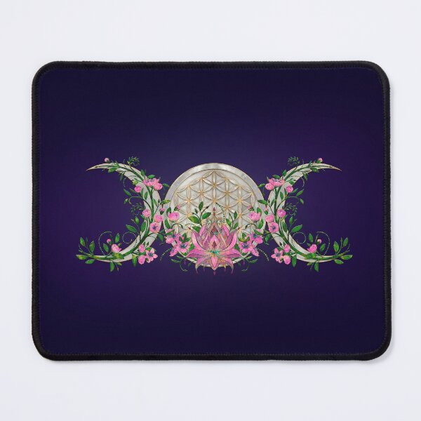 Item preview, Flower of life Triple Moon Lotus designed and sold by k9printart.