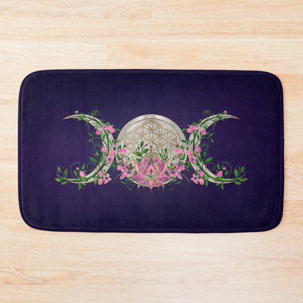 Item preview, Flower of life Triple Moon Lotus  designed and sold by k9printart.
