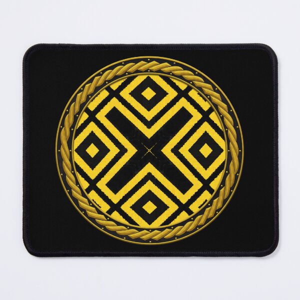 Item preview, Kaleidoscope Highly Visible Yellow and Black in Celtic Circle Frame 5 designed and sold by Swabcraft.