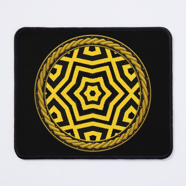 Item preview, Kaleidoscope Highly Visible Yellow and Black in Celtic Circle Frame 7 designed and sold by Swabcraft.