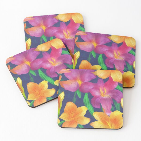 Item preview, Beautiful Oil Panted Lilies designed and sold by FiaFiaPress.