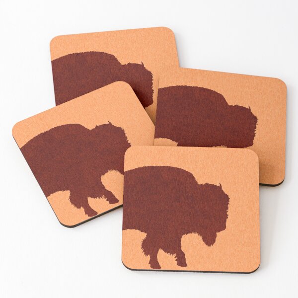 Item preview, Bison Silhouette - Scandinavian Nursery Decor - Animal Friends - For Kids Room - Minimal designed and sold by Studio Grafiikka.