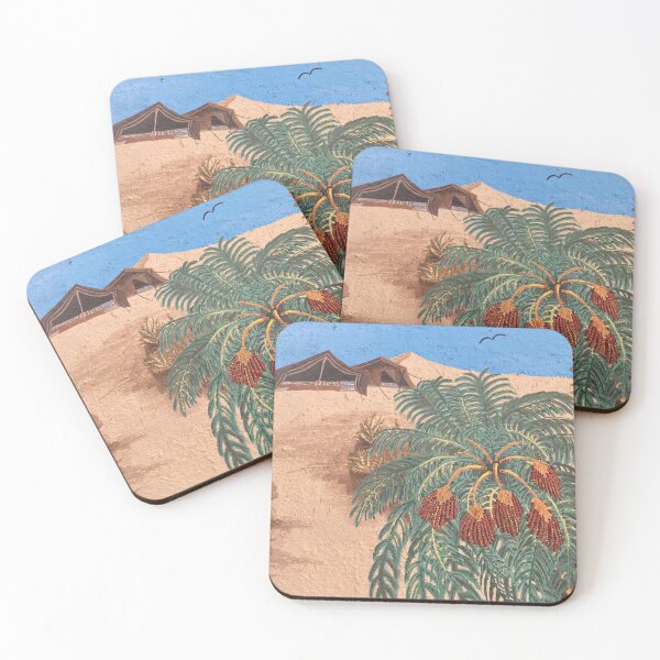 Item preview, Date Trees in the Sahara Desert - Mural Art  designed and sold by Jillianamatt.