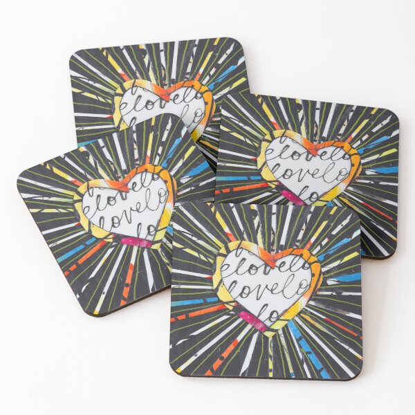 Item preview, Love Abstract Art Rays Collage designed and sold by Swelldesigner.