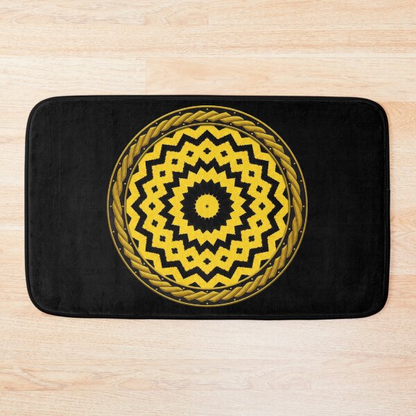 Item preview, Kaleidoscope Highly Visible Yellow and Black in Celtic Circle Frame 12 designed and sold by Swabcraft.