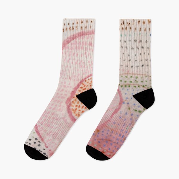 Item preview, Paul Klee "Blossoming" Vintage Abstract Floral Pink Watercolour | P166 designed and sold by Piccolo Fiore Prints.