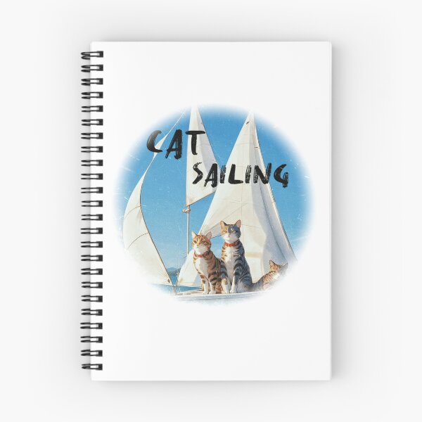 Item preview, Cat Sailing Optimist Dinghy,Cat Sailing,Cat on the Sea,Cat Sticker designed and sold by Lychee Design.