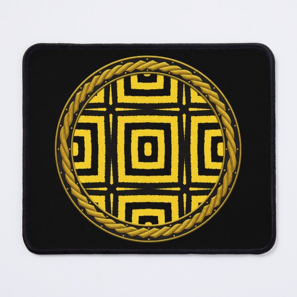 Item preview, Kaleidoscope Highly Visible Yellow and Black in Celtic Circle Frame 20 designed and sold by Swabcraft.