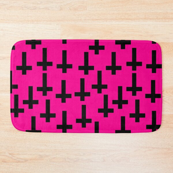 Item preview, unholy upside down cross pink  designed and sold by Gossip Rag.