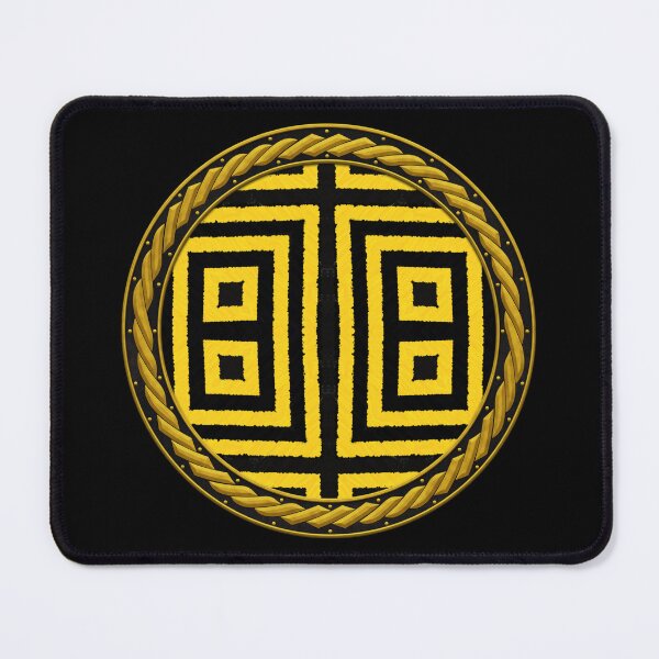 Item preview, Kaleidoscope Highly Visible Yellow and Black in Celtic Circle Frame 23 designed and sold by Swabcraft.