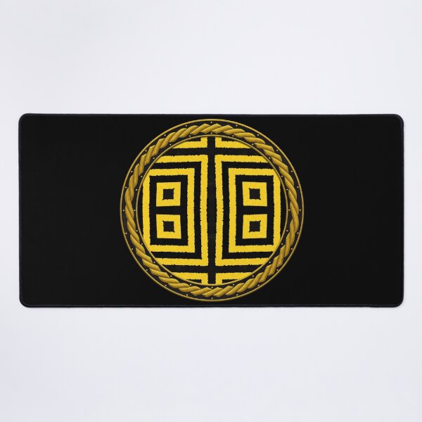 Item preview, Kaleidoscope Highly Visible Yellow and Black in Celtic Circle Frame 23 designed and sold by Swabcraft.