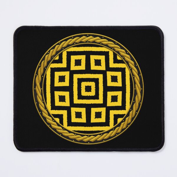 Item preview, Kaleidoscope Highly Visible Yellow and Black in Celtic Circle Frame 24 designed and sold by Swabcraft.