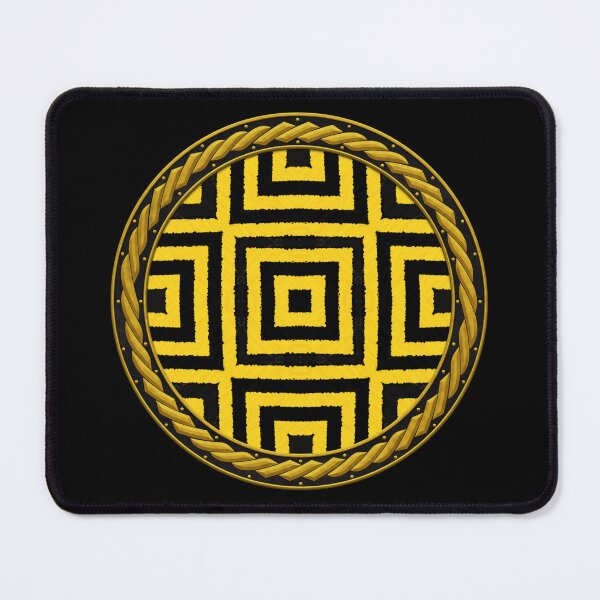 Item preview, Kaleidoscope Highly Visible Yellow and Black in Celtic Circle Frame 25 designed and sold by Swabcraft.
