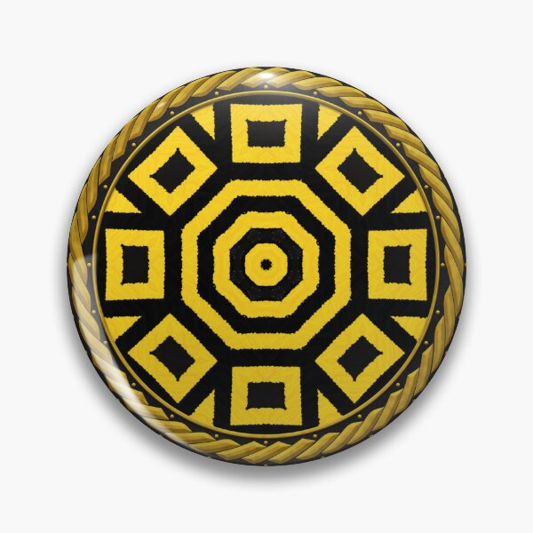 Item preview, Kaleidoscope Highly Visible Yellow and Black in Celtic Circle Frame 26 designed and sold by Swabcraft.