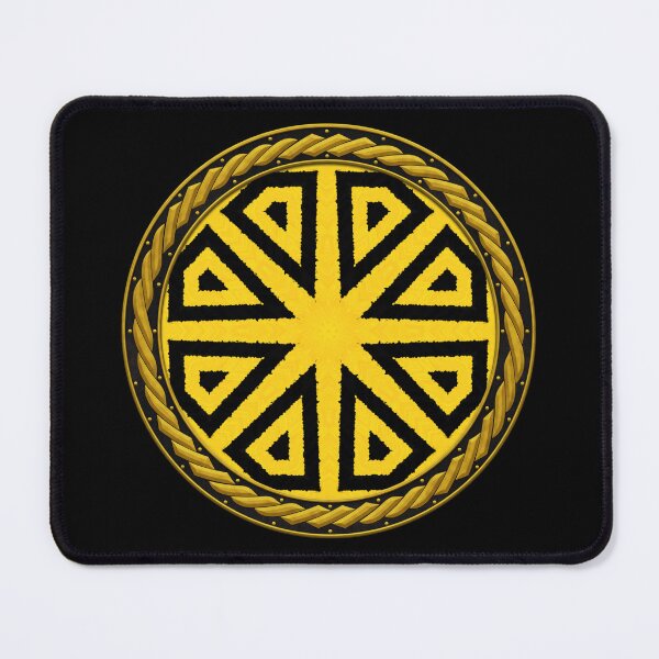 Item preview, Kaleidoscope Highly Visible Yellow and Black in Celtic Circle Frame 27 designed and sold by Swabcraft.