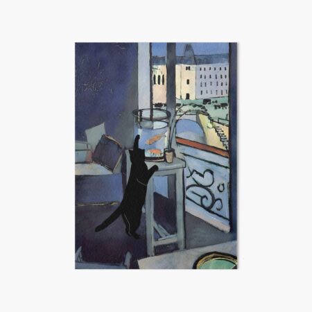 Item preview, Cat Poster Goldfish Interior Matisse  designed and sold by outdoorway.